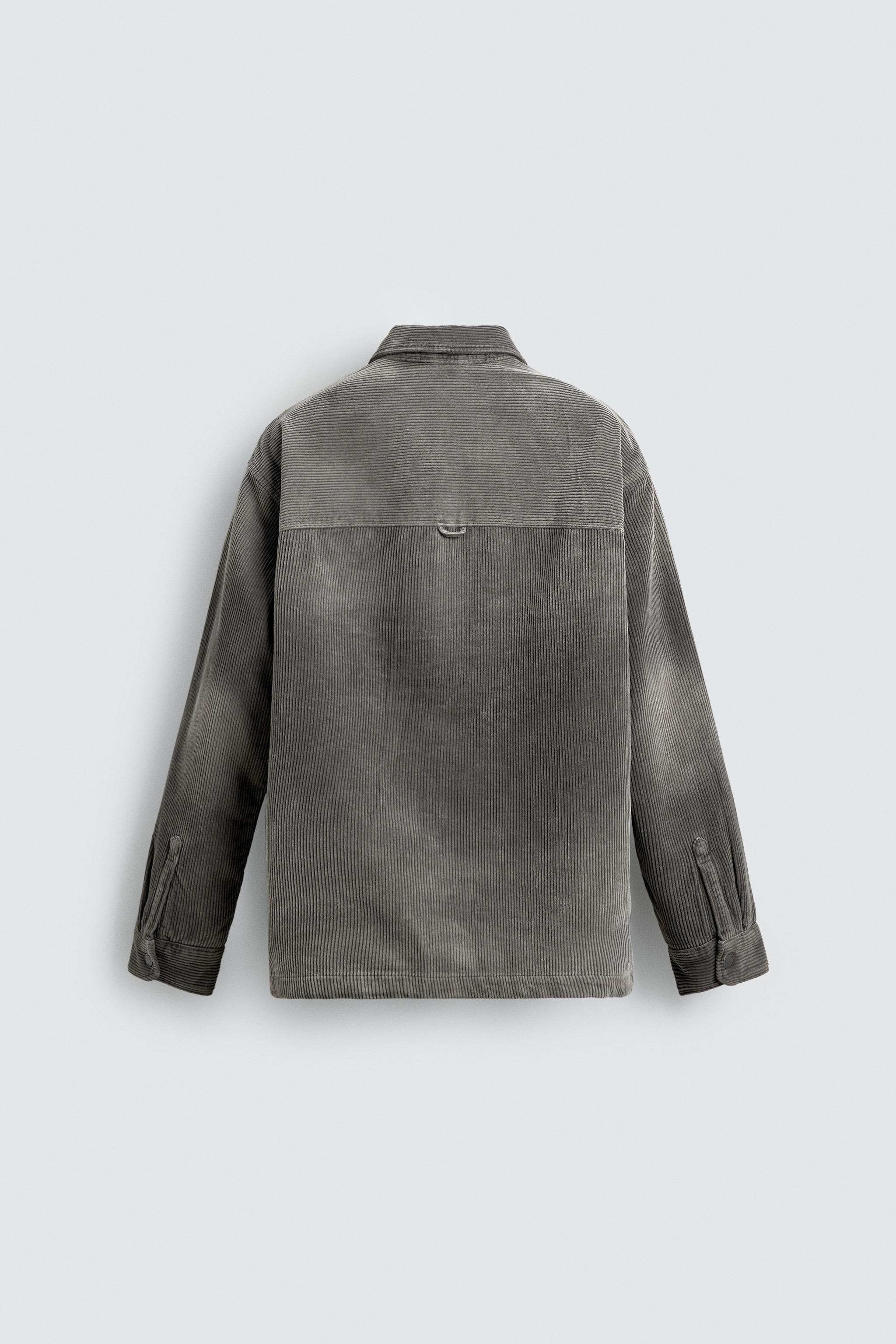 WASHED CORDUROY OVERSHIRT